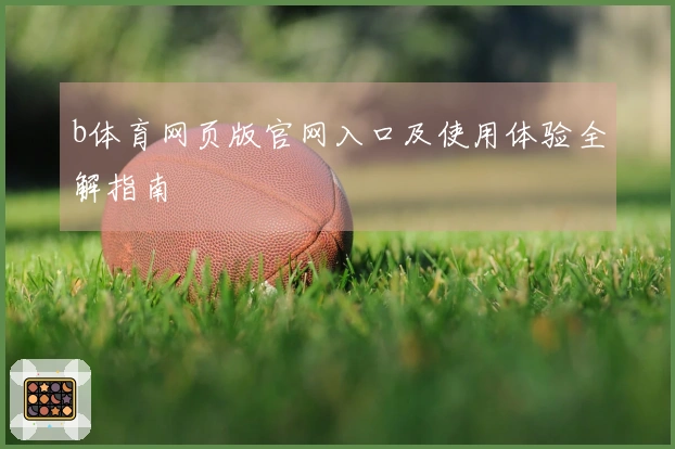 b体育网页版官网入口及使用体验全解指南